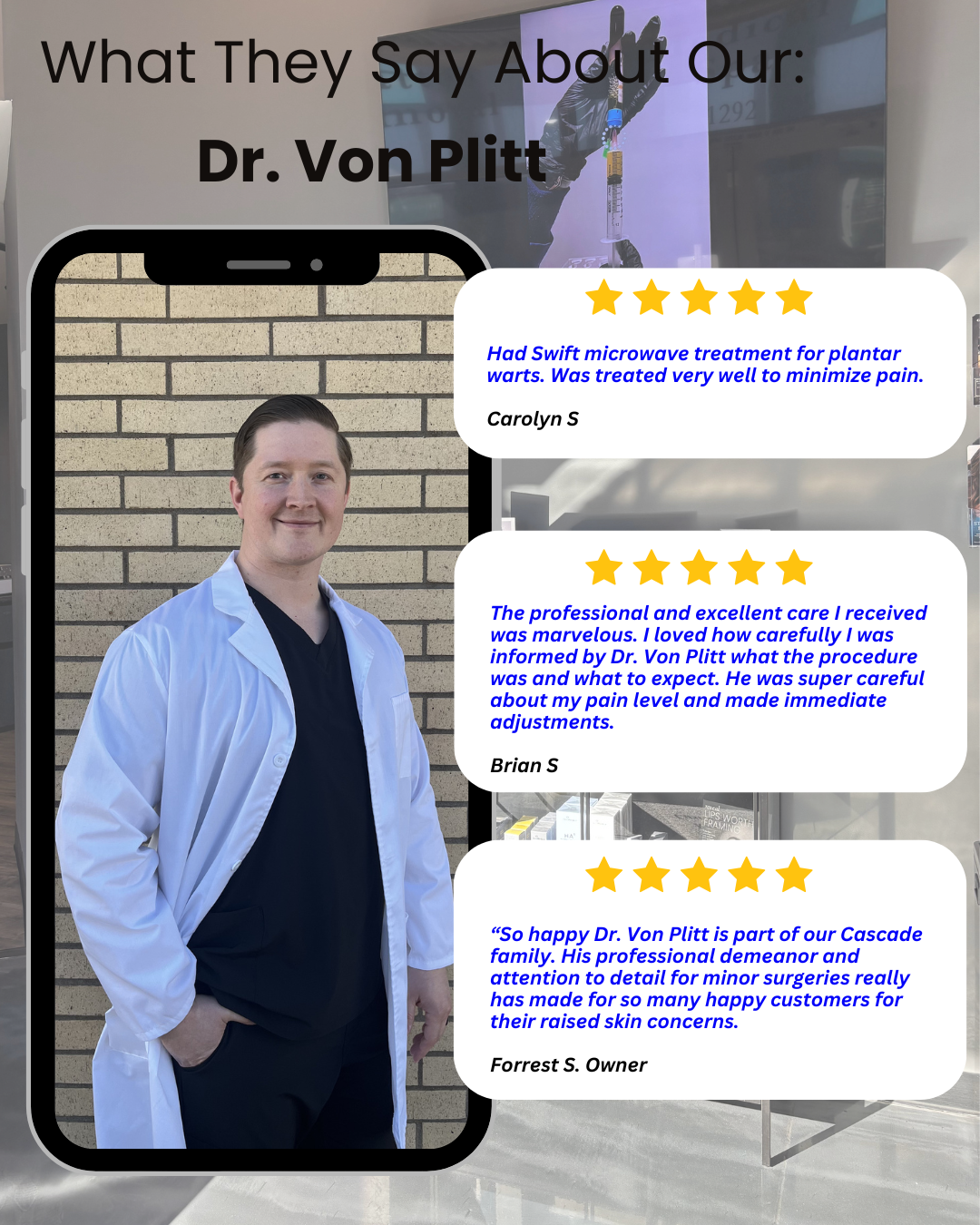 Physician at Cascade Medical Spa and Tattoo Removal Center