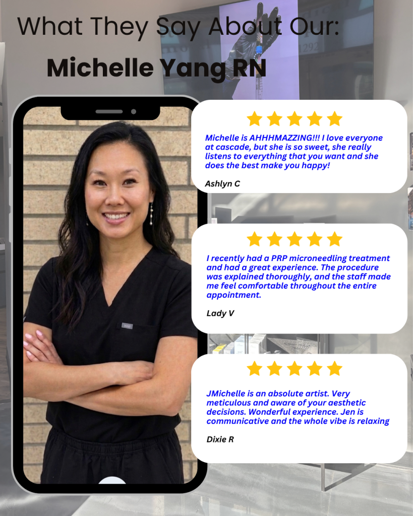 Michelle Yang Nurse Injector Reviews Michelle Yang Nurse Injector for tox and fillers in Portland